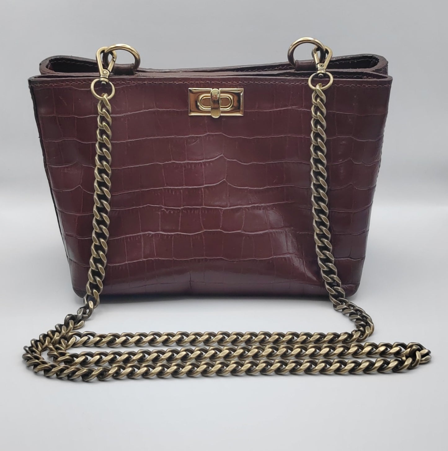 Sac vintage en cuir pour femme