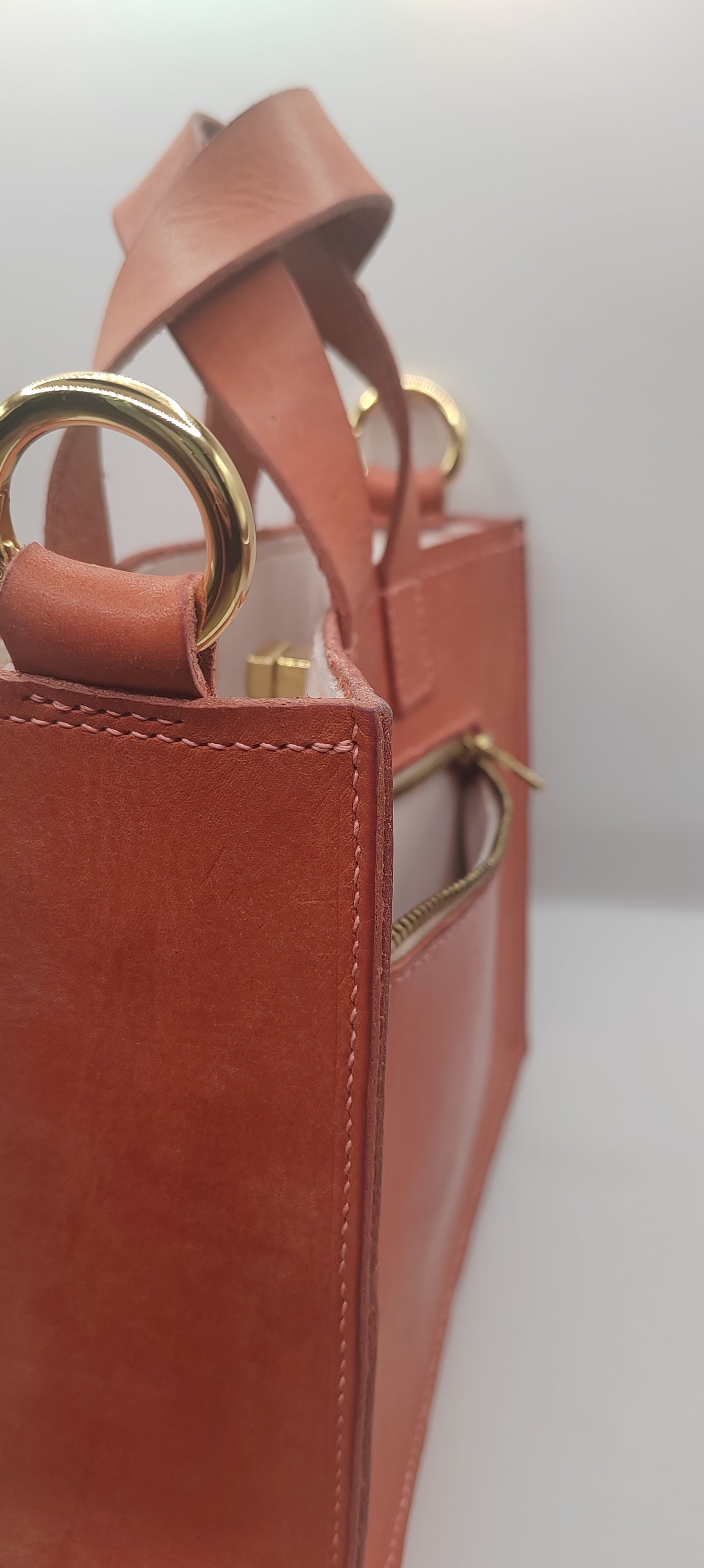Le sac week-end rose velours en cuir Badalassi