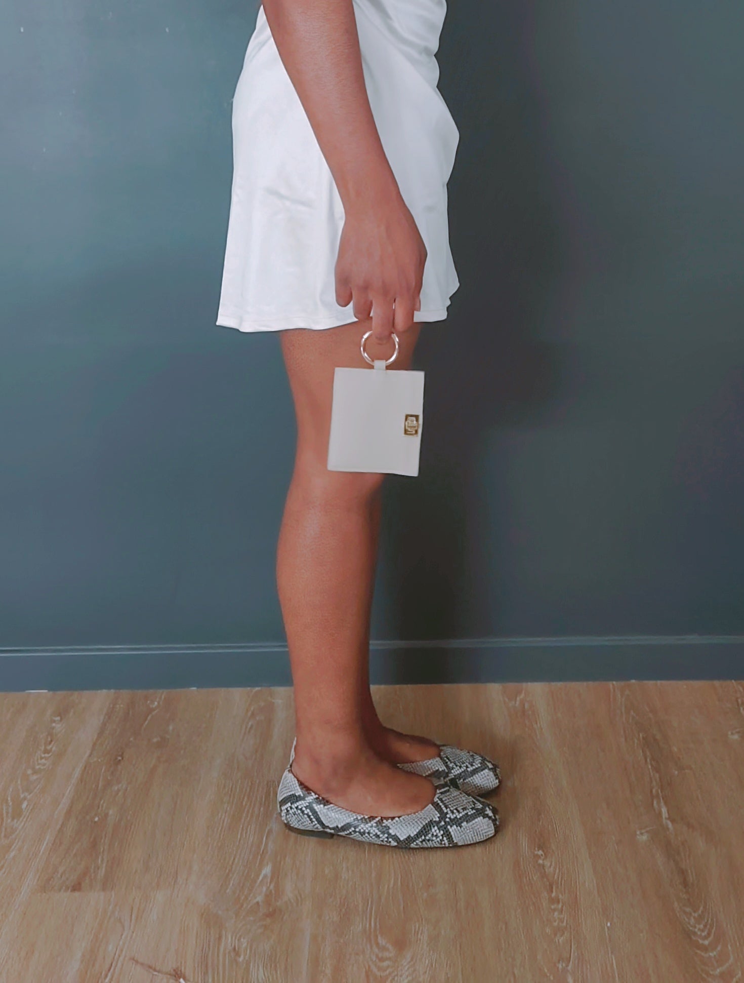 Porte-cartes en cuir pour femme