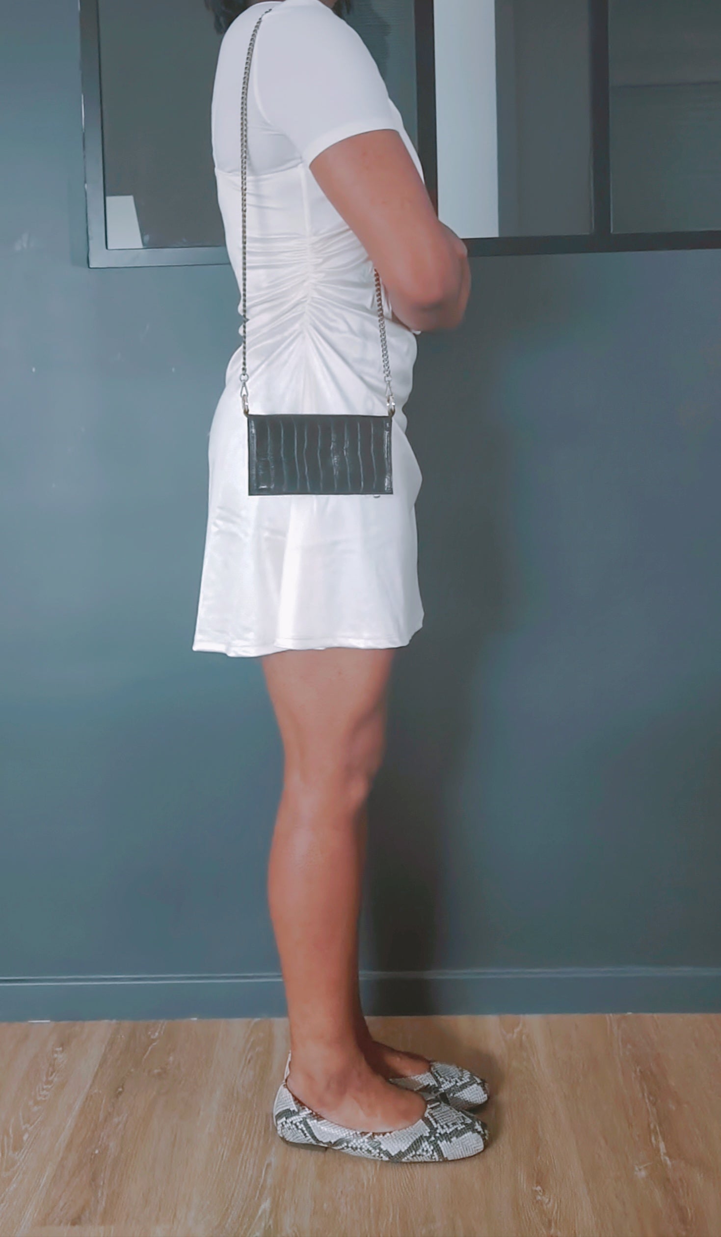 Sac portefeuille en cuir pour femme